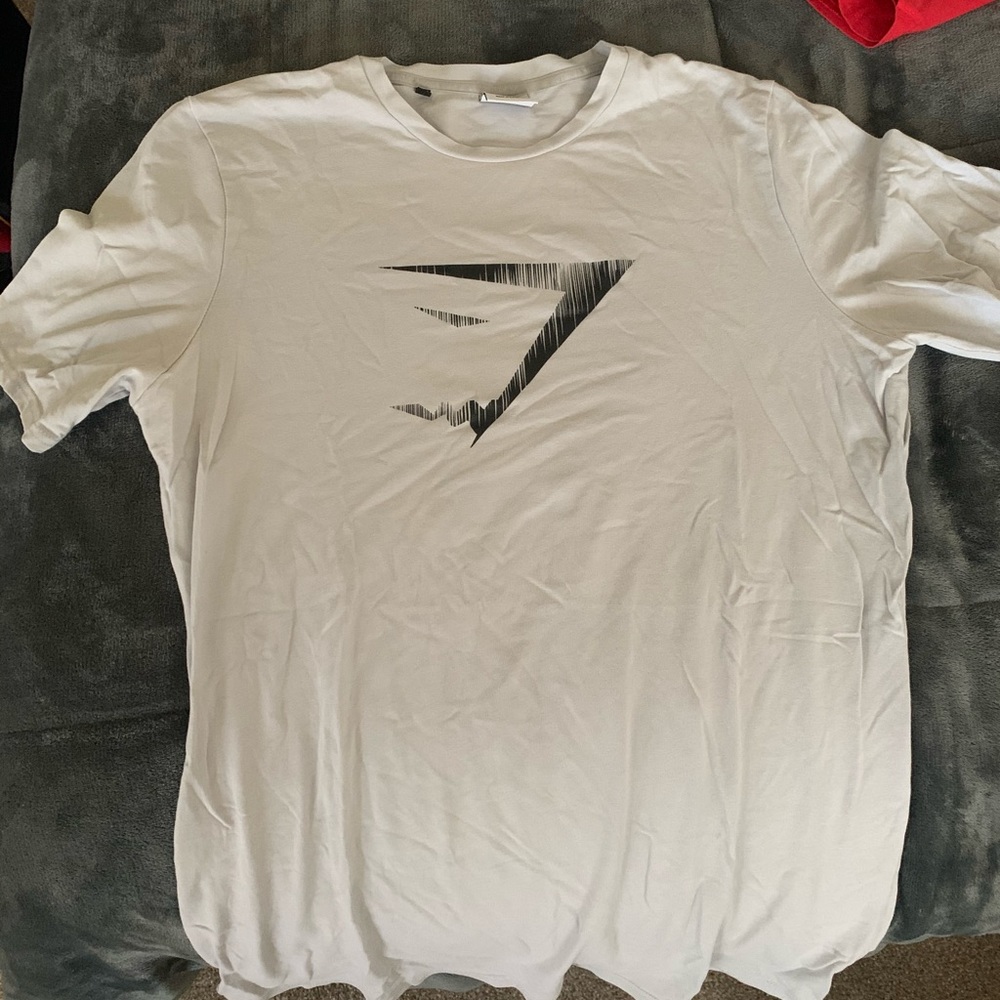 Gray Mens Gymshark Workout Shirt